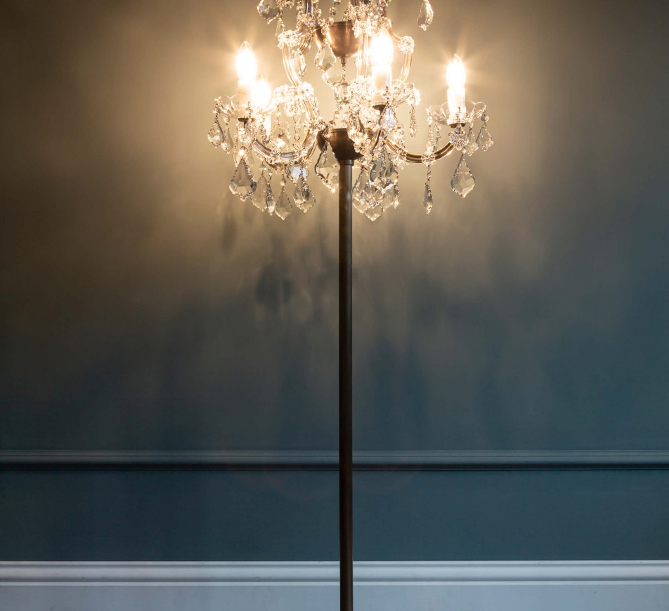 Wellington Chandelier Floor Lamp
